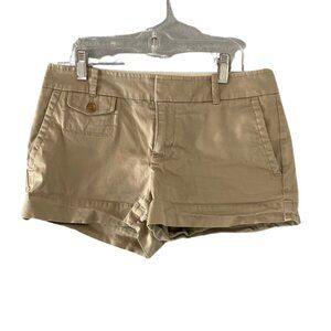 Banana Republic Khaki Women’s Petite Shorts – Size 4P, Mid-Rise, Casual